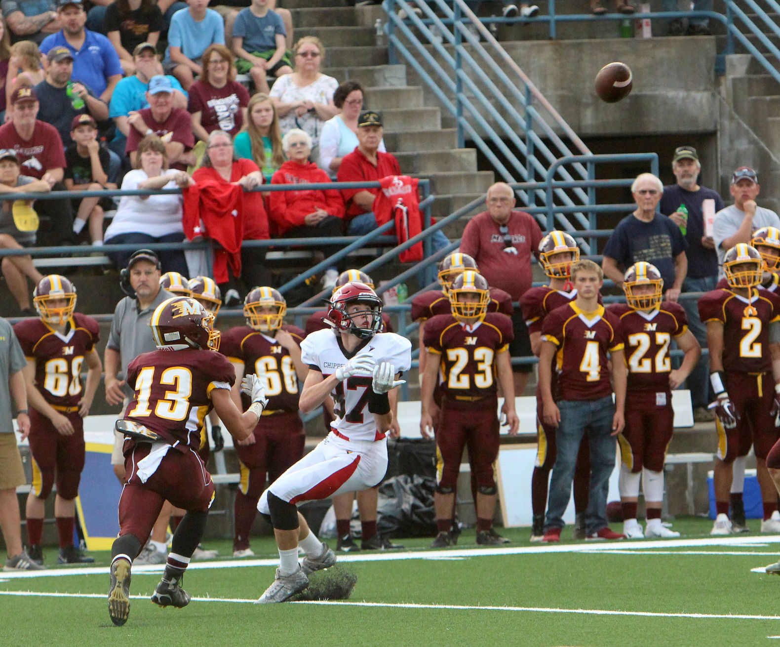 Chi-Hi football at Menomonie 8-31-18